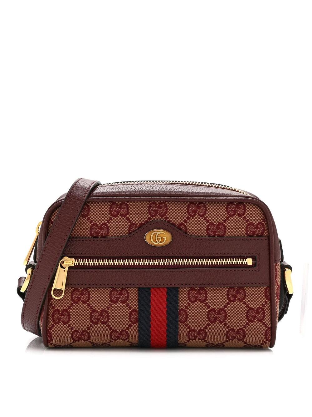 Gucci Textured Dollar Calfskin Web Mini #360842G99B
